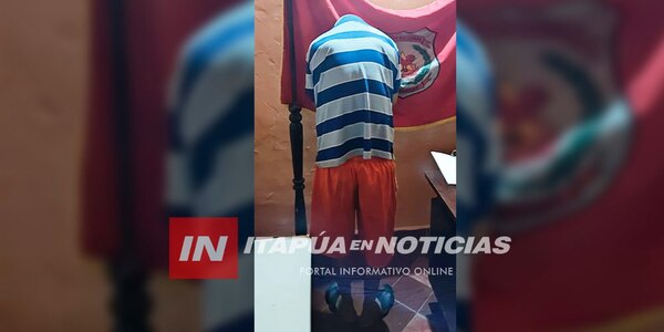 POLICÍAS APREHENDIERON A SUPUESTO LADRÓN EN CAPITÁN MIRANDA - Itapúa Noticias