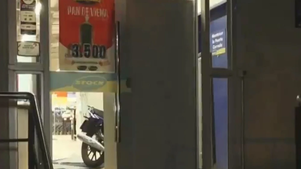 En Navidad intentan robar la caja fuerte de un supermercado en Fernando de la Mora - Noticiero Paraguay