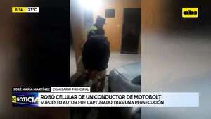 Video: Robó celular de un conductor de motobolt  - ABC Noticias - ABC Color