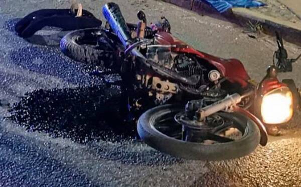 Choque entre motos deja un finado y un herido