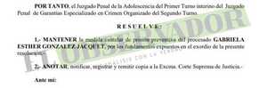 Mantienen prisión para imputada en causa Pavo Real para evitar fuga y obstrucción
