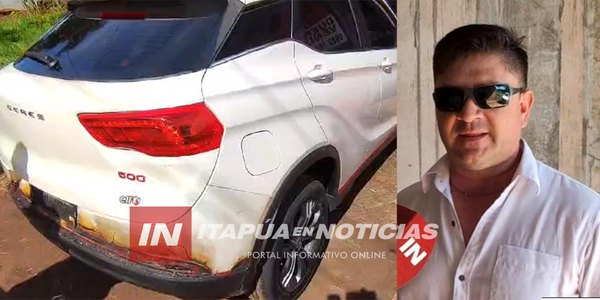 INTENTARON INCENDIAR VEHÍCULO DE CONCEJAL DE CAMBYRETÁ - Itapúa Noticias