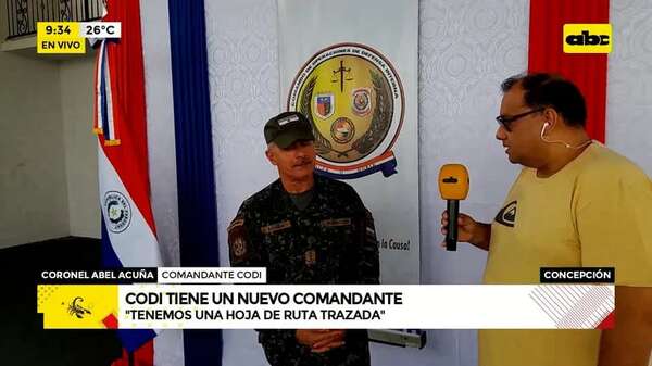 Video: CODI tiene nuevo comandante - ABC Noticias - ABC Color
