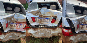 MOTOCICLISTA RESULTÓ HERIDO TRAS COLISIÓN EN TOMÁS R. PEREIRA - Itapúa Noticias