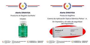 Dinavisa alerta sobre uso de un suplemento dietario y una crema - Nacionales - ABC Color