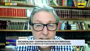 Video: “Escandalosa” contratación de 300 personas - ABC Noticias - ABC Color