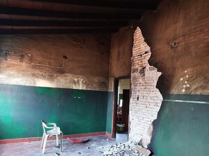 Un incendio misterioso destruye un salón de una guardería municipal en San Lorenzo » San Lorenzo PY