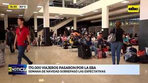 Video: 170.000 viajeros pasaron por la Estación de Buses de Asunción - ABC Noticias - ABC Color