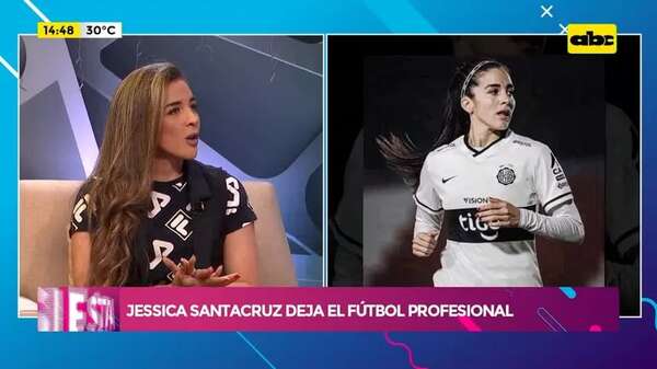 Video: Jessica Santacruz cuelga los botines para ser mamá - Ensiestados - ABC Color