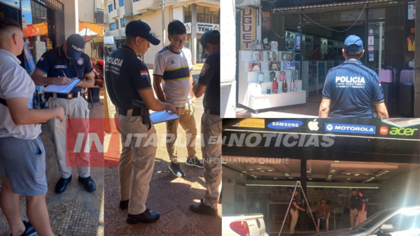 POLICÍA IDENTIFICA A “PIRAÑITAS” DEL CIRCUITO COMERCIAL - Itapúa Noticias