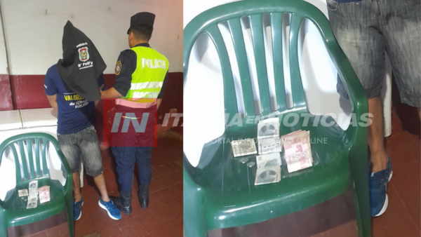 DETUVIERON A SOSPECHOSO DE HABER HURTADO DINERO EN ENCARNACIÓN - Itapúa Noticias