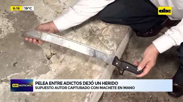 Video: Pelea entre adictos dejó un herido - ABC Noticias - ABC Color