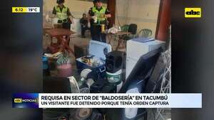 Video: Requisa en sector de “Baldosería” en Tacumbú   - ABC Noticias - ABC Color