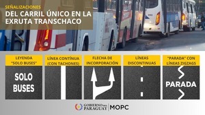 Diario HOY | Sepa las señalizaciones del carril único en la exruta Transchaco