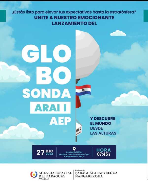 Realizan lanzamiento del Globo Sonda Arai I