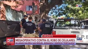 Allanamientos simultáneos en operativo contra venta de celulares robados - Noticias Paraguay
