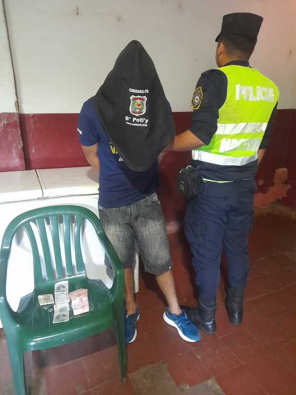 Hombre con 10 antecedentes arrestado por hurto en bodega de Encarnación