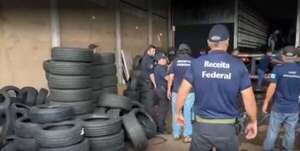 “Bola de neumático”, la técnica utilizada para contrabando de Paraguay a Brasil - Nacionales - ABC Color