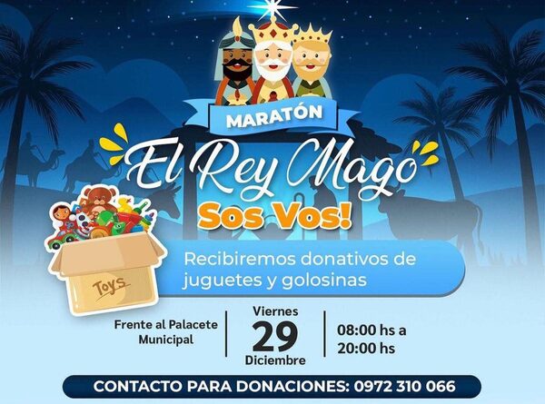 «EL REY MAGO SOS VOS» MARATÓN DE JUGUETES ENCARADA POR EL MUNICIPIO