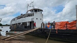 Diario HOY | Tras medio siglo e innumerables viajes, la lancha Aquidabán deja de operar