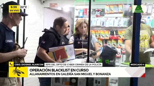Video: Operación “Blacklist” en el Mercado 4 - ABC Noticias - ABC Color