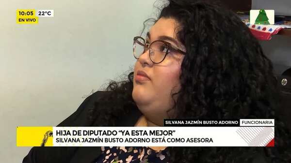 Video: Hija de diputado “ya esta mejor” - ABC Noticias - ABC Color