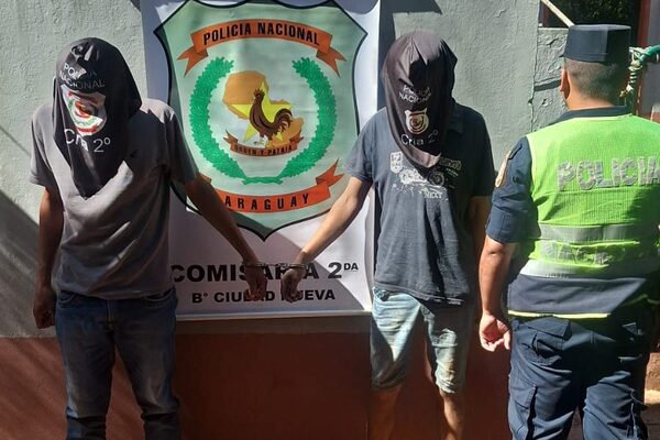 Aprehenden a dos rateros que robaron en escuela