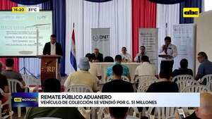 Video: remate público aduanero  - ABC Noticias - ABC Color