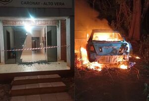 Hirieron a tiros a un hombre, balearon una comisaría y luego quemaron el vehículo que usaron - Megacadena - Diario Digital