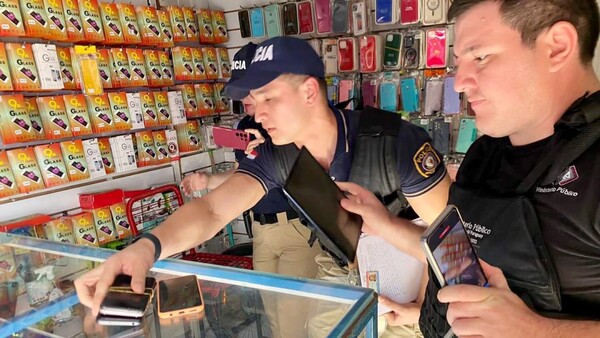 Otro duro golpe a la delincuencia, con incautación de mil celulares robados