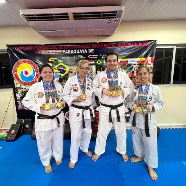Paraguay gana medallas de oro y plata en Campeonato Mundial de Artes Marciales Tong Il Mo Doo