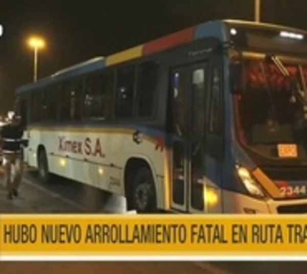 Vendedor ambulante muere atropellado en la ruta Transchaco - Paraguay.com
