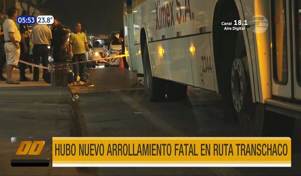 Arrollamiento fatal en ruta Transchaco | Telefuturo