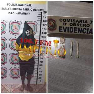 Tras persecución, conductor de camioneta es detenido con drogas - Radio Imperio 106.7 FM