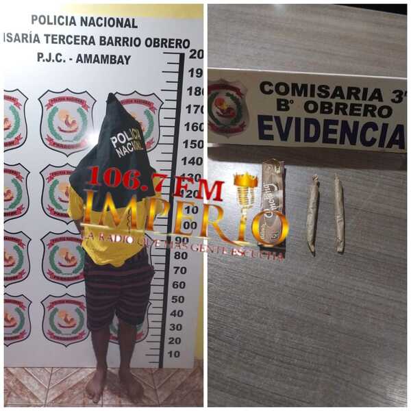 Tras persecución, conductor de camioneta es detenido con drogas - Radio Imperio 106.7 FM