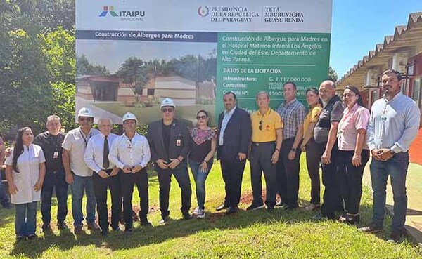 Itaipú inicia construcción de albergue para madres en Hospital Los Ángeles de CDE | DIARIO PRIMERA PLANA