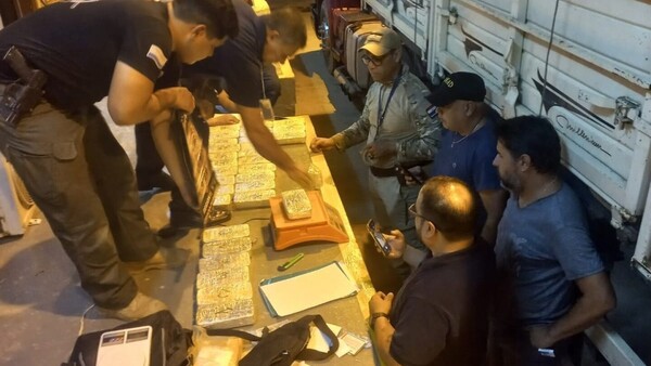 Senad incauta 31 kilos de cocaína de alta pureza en la frontera con Bolivia