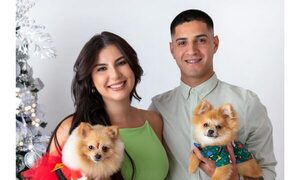 El mensaje de Luis Zarate y su doña por las fiestas