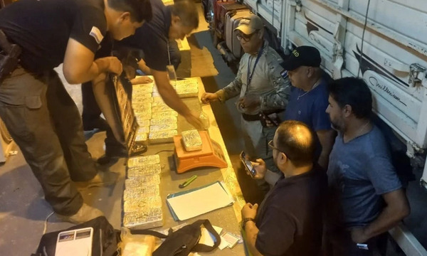 En la frontera con Bolivia la senad incauta 31 kilos de cocaína de alta pureza