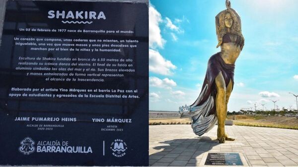 Shakira ya tiene estatua en Barranquilla, Colombia - El Independiente