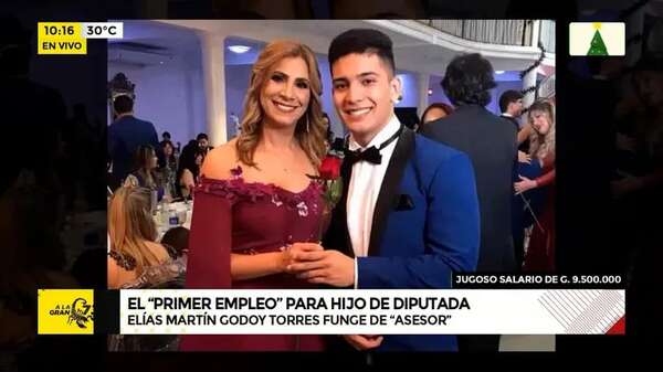 Video: “El primer empleo” para hijo de diputada - ABC Noticias - ABC Color