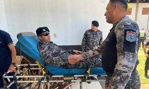 Lince herido en Tacumbú salió de alta y pasó a su cuartel