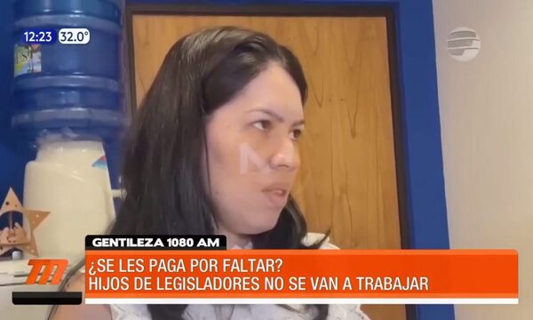 Hijos de legisladores no se van a trabajar | Telefuturo