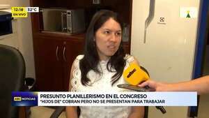 Video: Presunto planillerismo en el Congreso - ABC Noticias - ABC Color