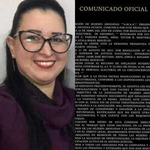Piden a Gloria Duarte, dejar de mentir sobre "Asociación de Abogadas de Amambay"