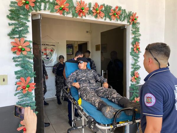 Agente Lince recibe el alta médica tras varios días de estar en terapia intensiva - Unicanal