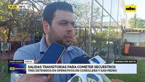 Operación Ápate: salidas transitorias para cometer secuestros - ABC Noticias - ABC Color