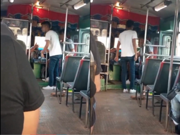 (VIDEO). ¿Mba’e la oikóva? Joven amenaza a un chófer de colectivo con un cuchillo