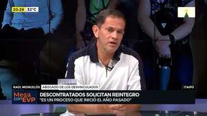 Itaipú: descontratados solicitan reintegro  - Mesa de Periodistas - ABC Color