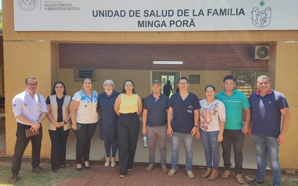 Autoridades sanitarias visitan Minga Porã
